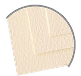 PULSE FELT ivory reljefni teksturni papir uzorak