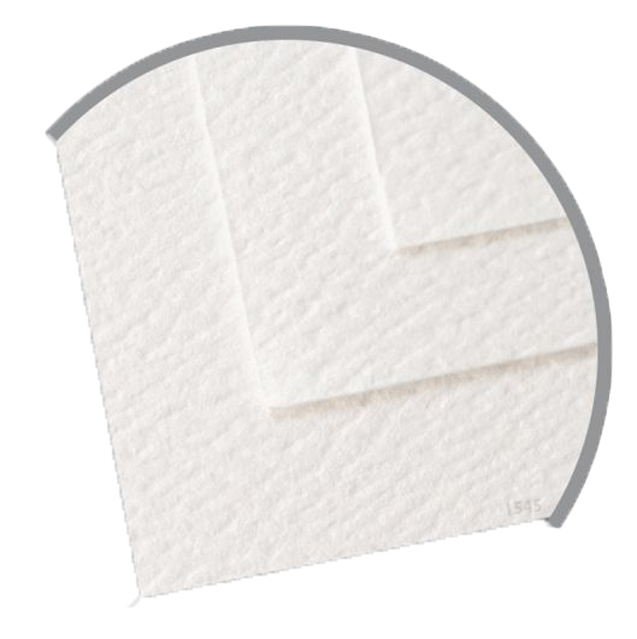 PULSE FELT white reljefni teksturni papir uzorak
