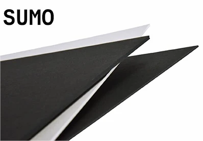 SUMO karton crno beli listovi za luksuznu ambalažu